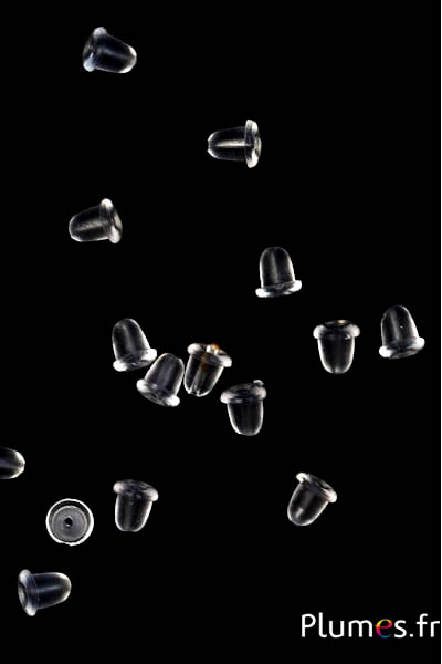 Poussoirs stop - 4 x 4 mm - transparent